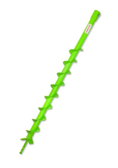 WERHE Erdbohrer ⌀50 mm, 80 cm lang für Bohrmaschine –Profi-Brunnenbohrer für präzises Graben von Zaunpfählen, Baumpflanzung, Fundamenten und Durchlässen – Robust mit Hartmetallklingen