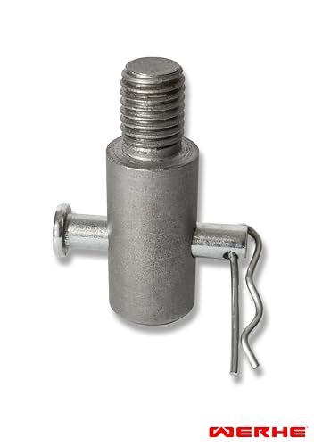 WERHE® Adapter M14 für Erdbohrer mit SchnellwechselBolzen, M14 RÜHRWERKSADAPTER BODENBOHRMASCHINE, SCHNECKE, Betonrührer - Image 10
