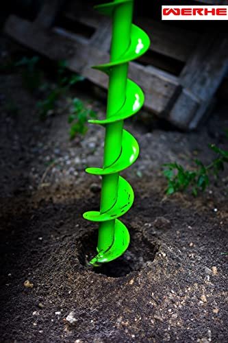 WERHE® Profi Bohrer VollStahl, Erdbohrer für bohrmaschine 40 mm Doppel-Welle extrem robust - Pfahlbohrer Brunnenbohrer präzise Bohrspitze. - Image 10